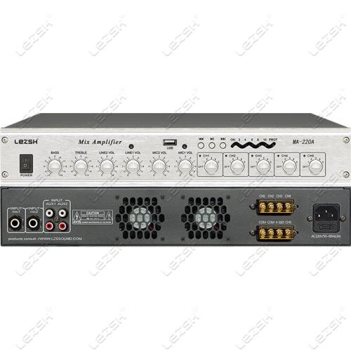 MP3五分区音量可调合并式广播扩声机